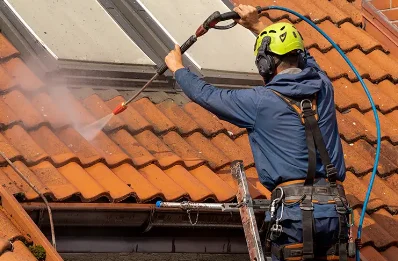 Démoussage et hydrofuge de toiture à Liézey